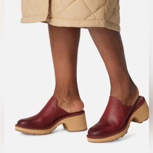 SOREL Hi-Line Heel Mule Spice/Tawny Buff Size 11 NIB